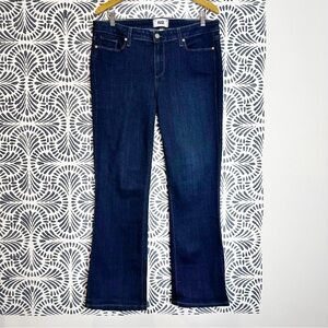 Paige Manhattan Boot Cut Navy Edna Jeans